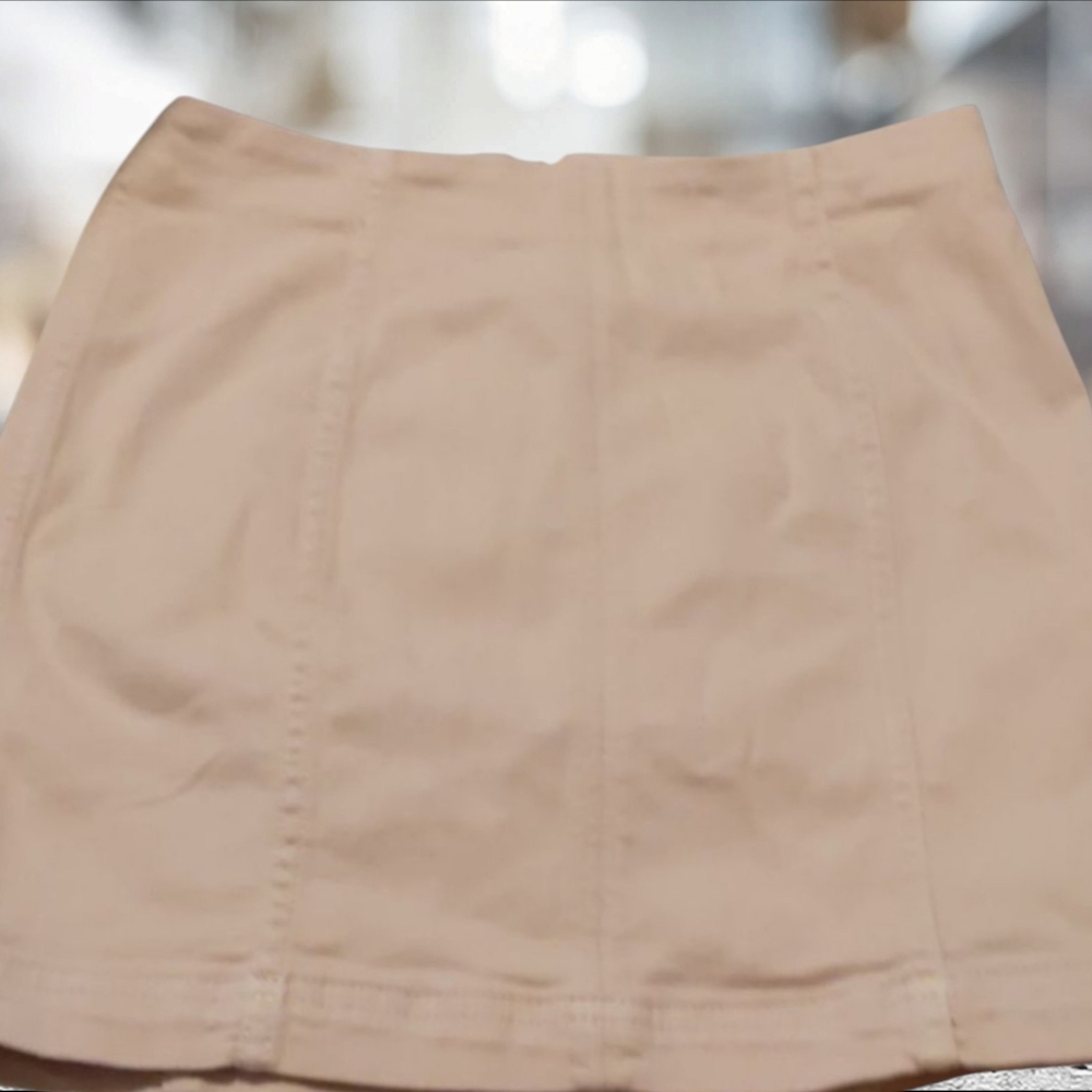 Free people denim skirt size 0 color stone